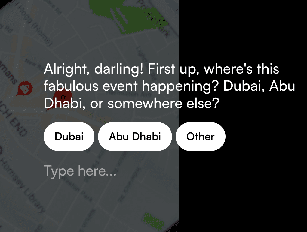 Event planning scene for step 01